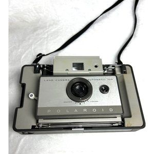 Polaroid Vintage Land Camera Automatic 103 Instant Camera with Case and Flash +